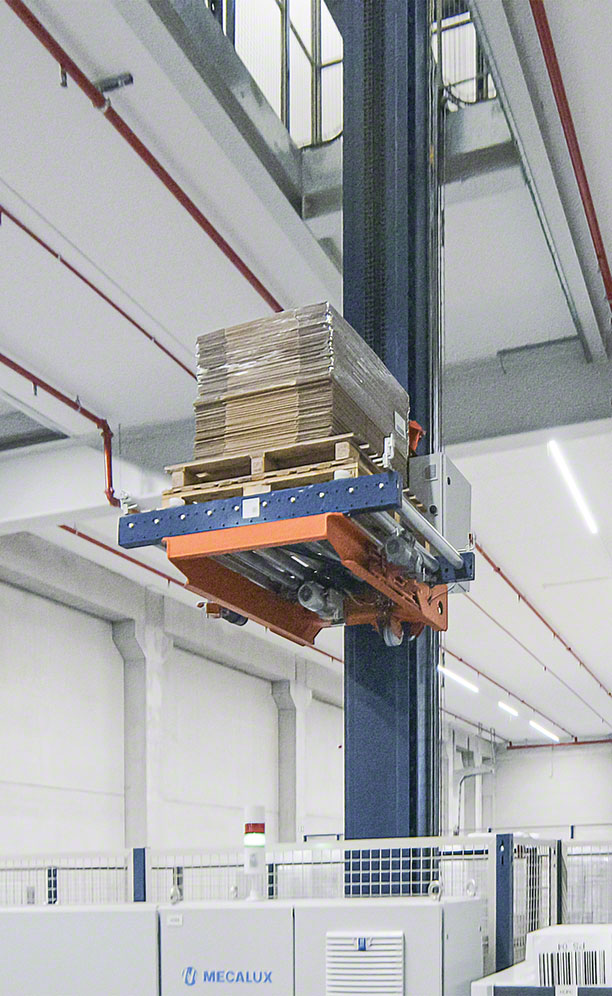 La robotisation de la logistique de Moderna Products permet un flux continu de 1 500 palettes par jour