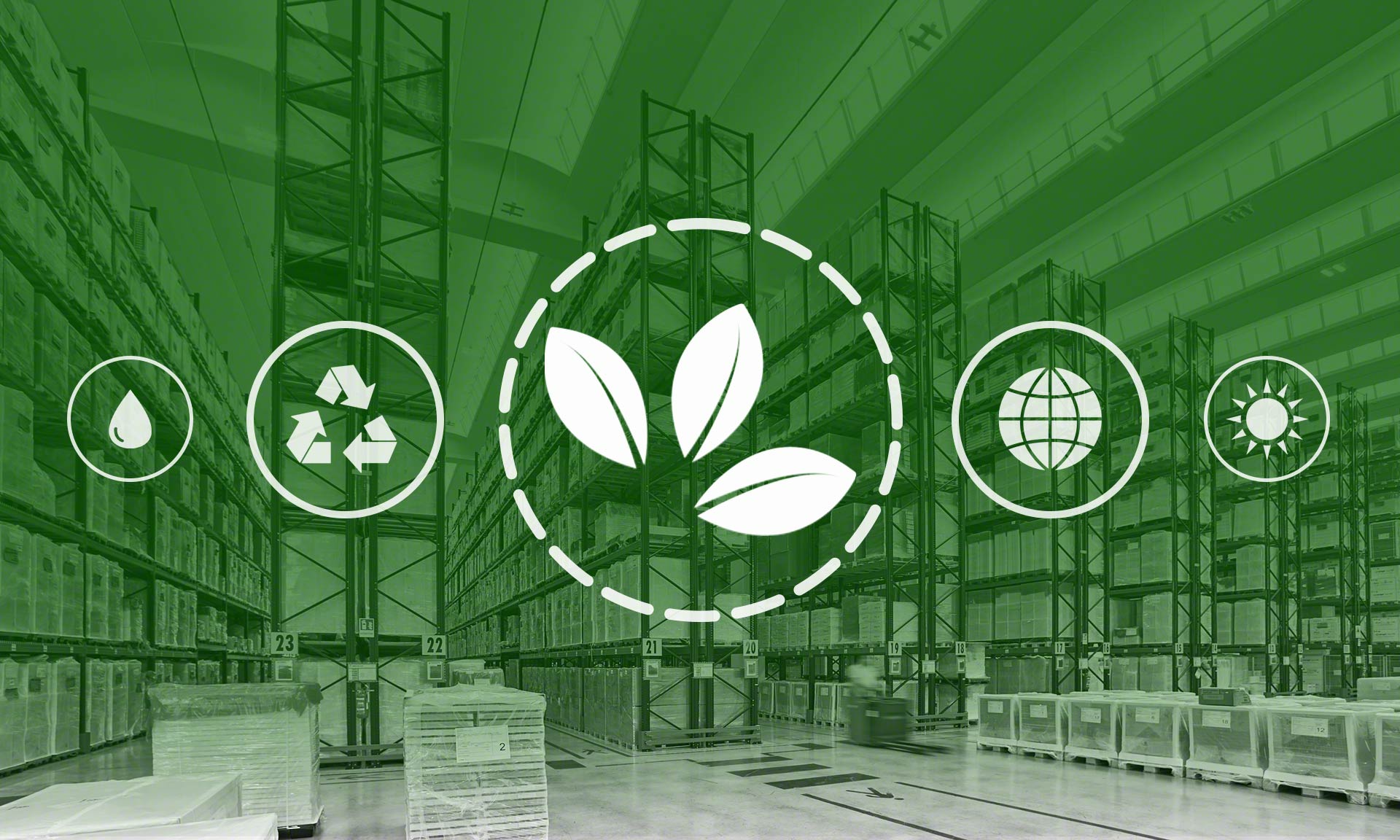 Un entrepôt durable est une installation qui vise à minimiser son impact environnemental