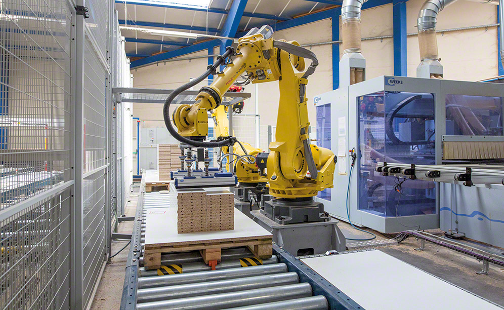 L’automatisation du centre et l’utilisation de robots automatiques offrent une augmentation de la productivité et une réduction des coûts d'exploitation
